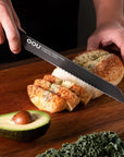 OOU® 6-Piece Compact Knife Set with Block & Sharpener
