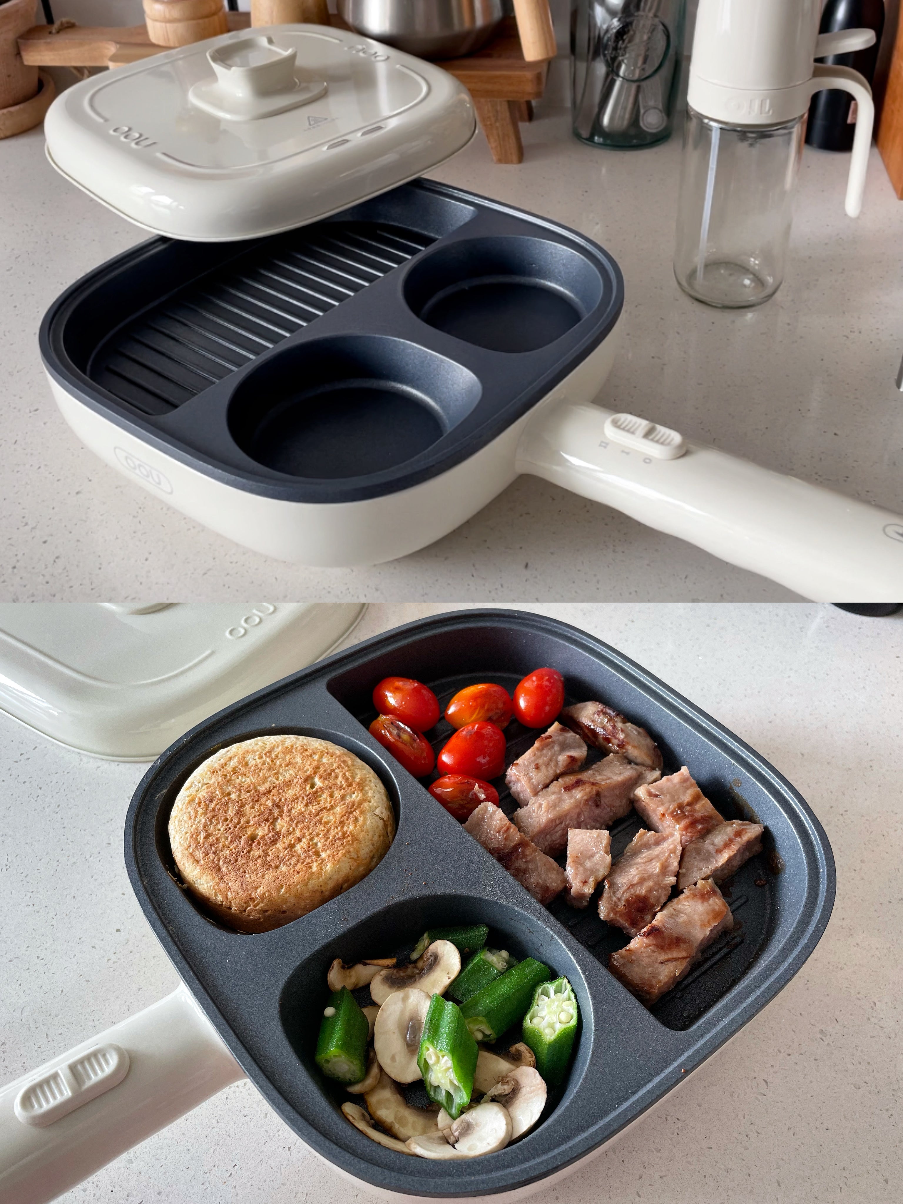 OOU®Electric frying pan