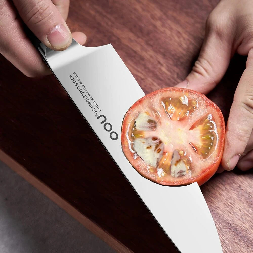 OOU®  8&quot; Chef Knife – Ultra-Sharp German Steel, Ergonomic Handle