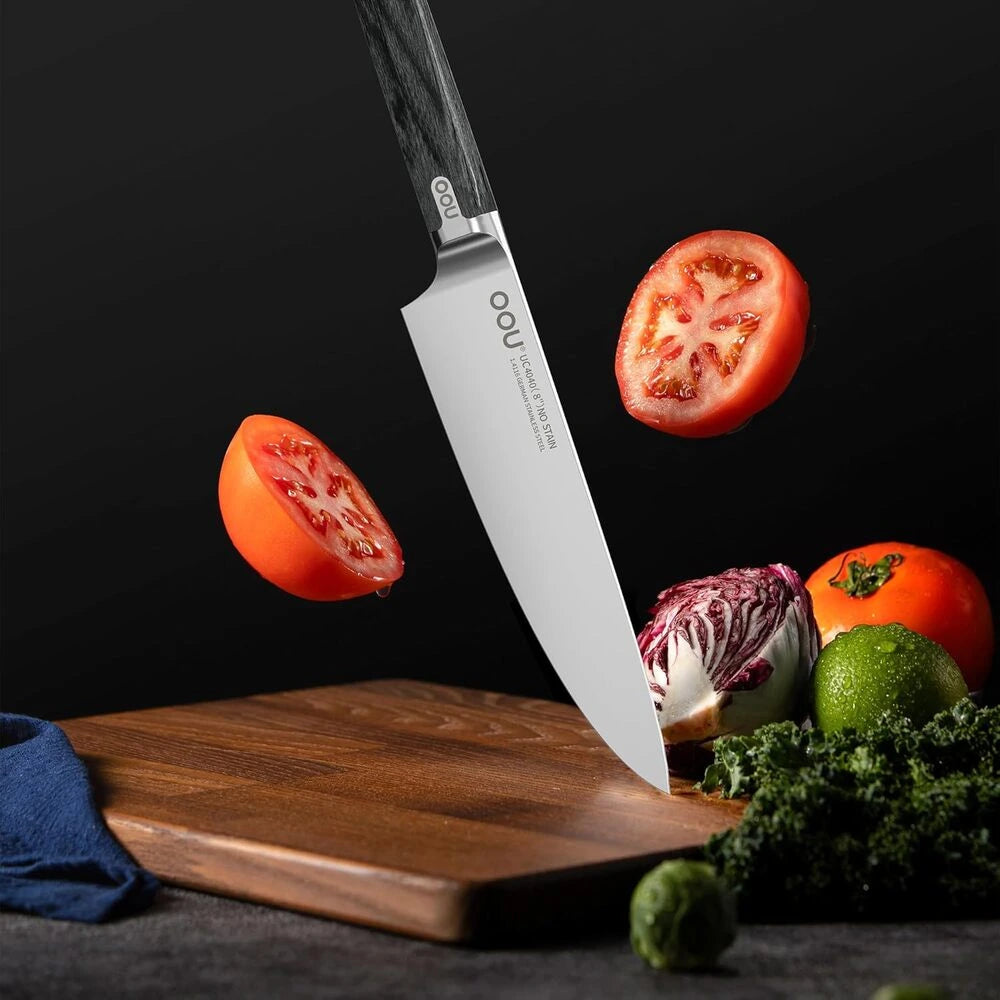 OOU®  8&quot; Chef Knife – Ultra-Sharp German Steel, Ergonomic Handle