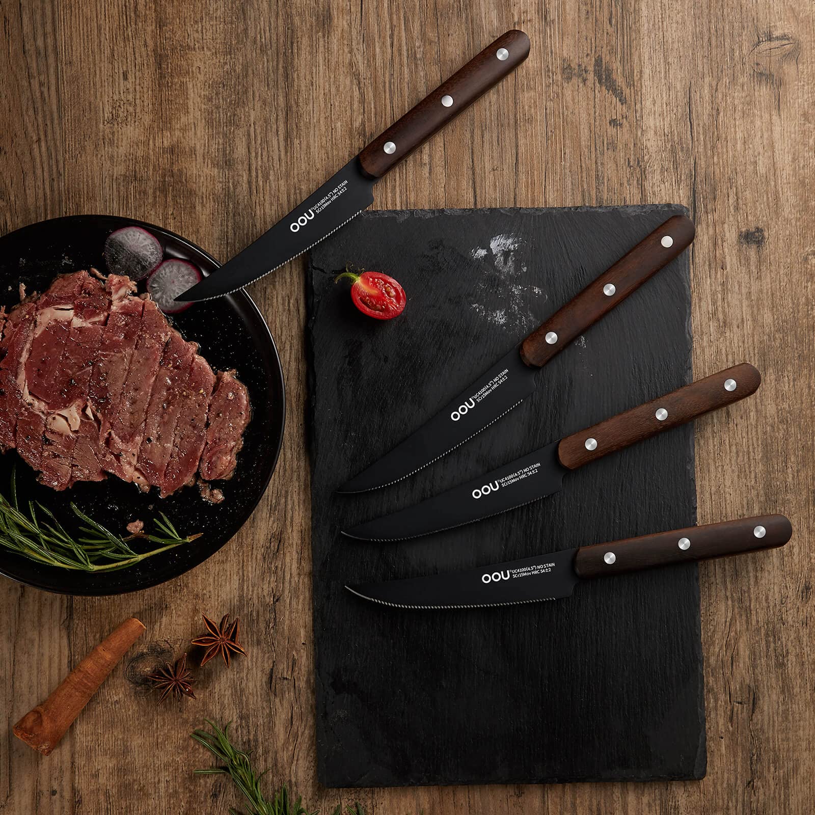 OOU Steak Knife Set of 6